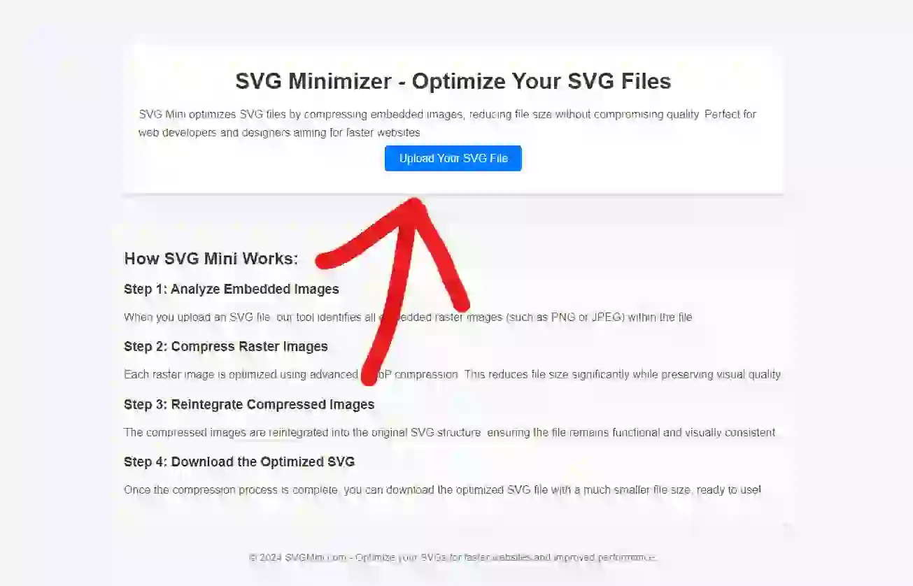 Step 1: Upload SVG File